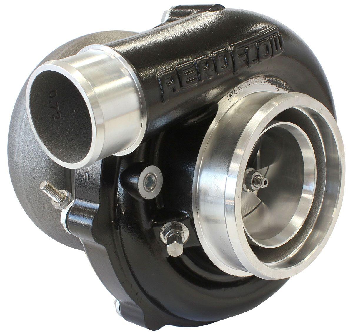 Aeroflow BOOSTED 6255 1.21 Reverse Rotation Turbocharger 900HP, Hi Temp Black Finish AF80