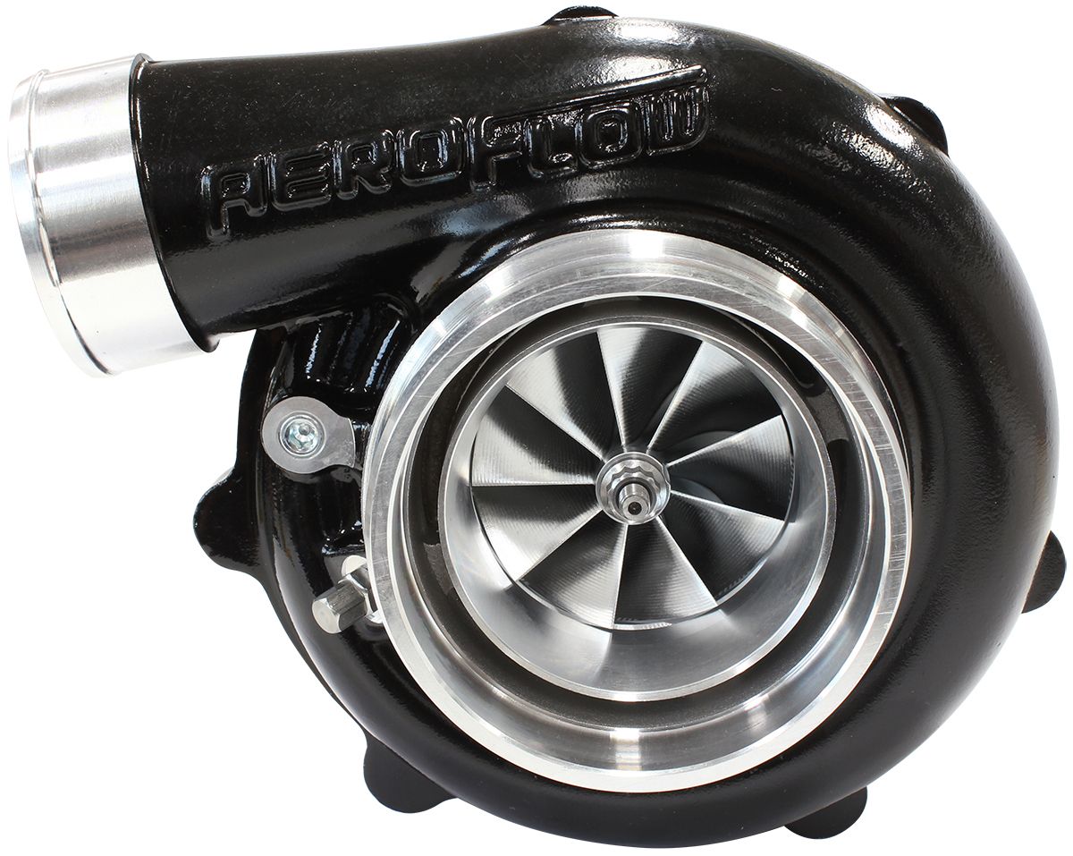 Aeroflow BOOSTED 6862 1.21 Reverse Rotation Turbocharger 1050HP, Hi Temp Black Finish AF8