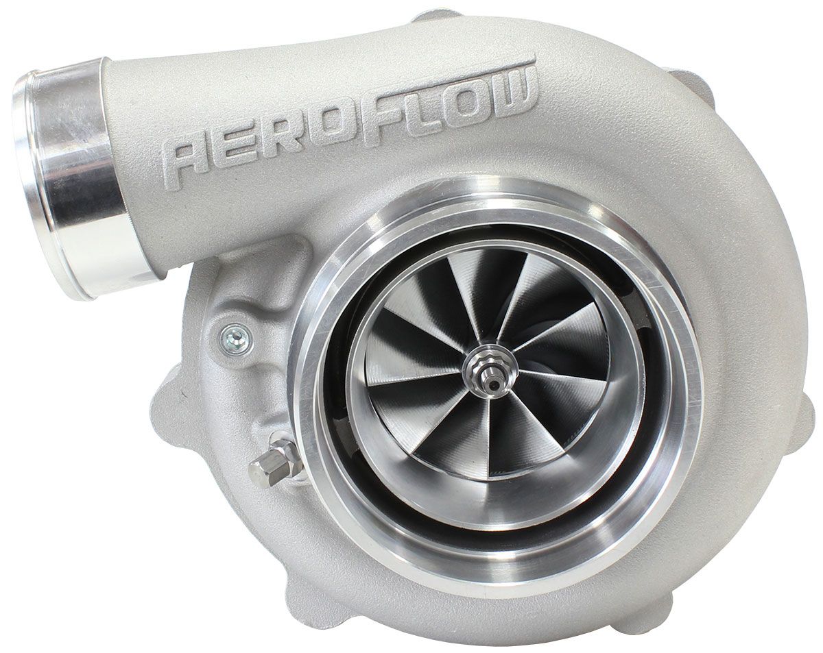 Aeroflow BOOSTED 6862 1.21 Reverse Rotation Turbocharger 1050HP, Natural Cast Finish AF80