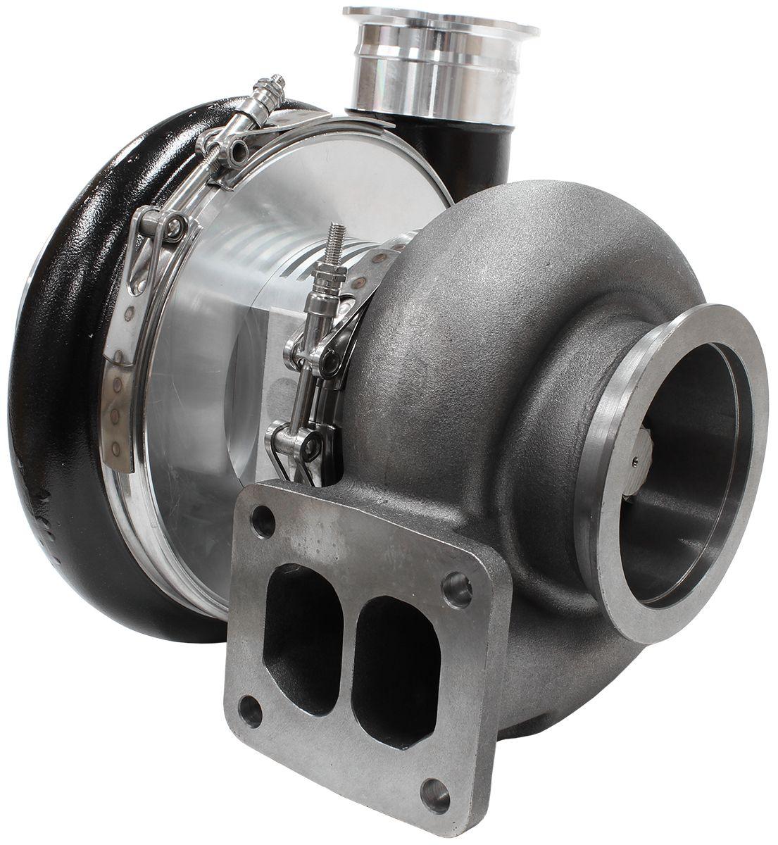 Aeroflow BOOSTED 8888 T4 1.25 Turbocharger 1600HP, Hi Temp Black Finish AF8005-4001BLK