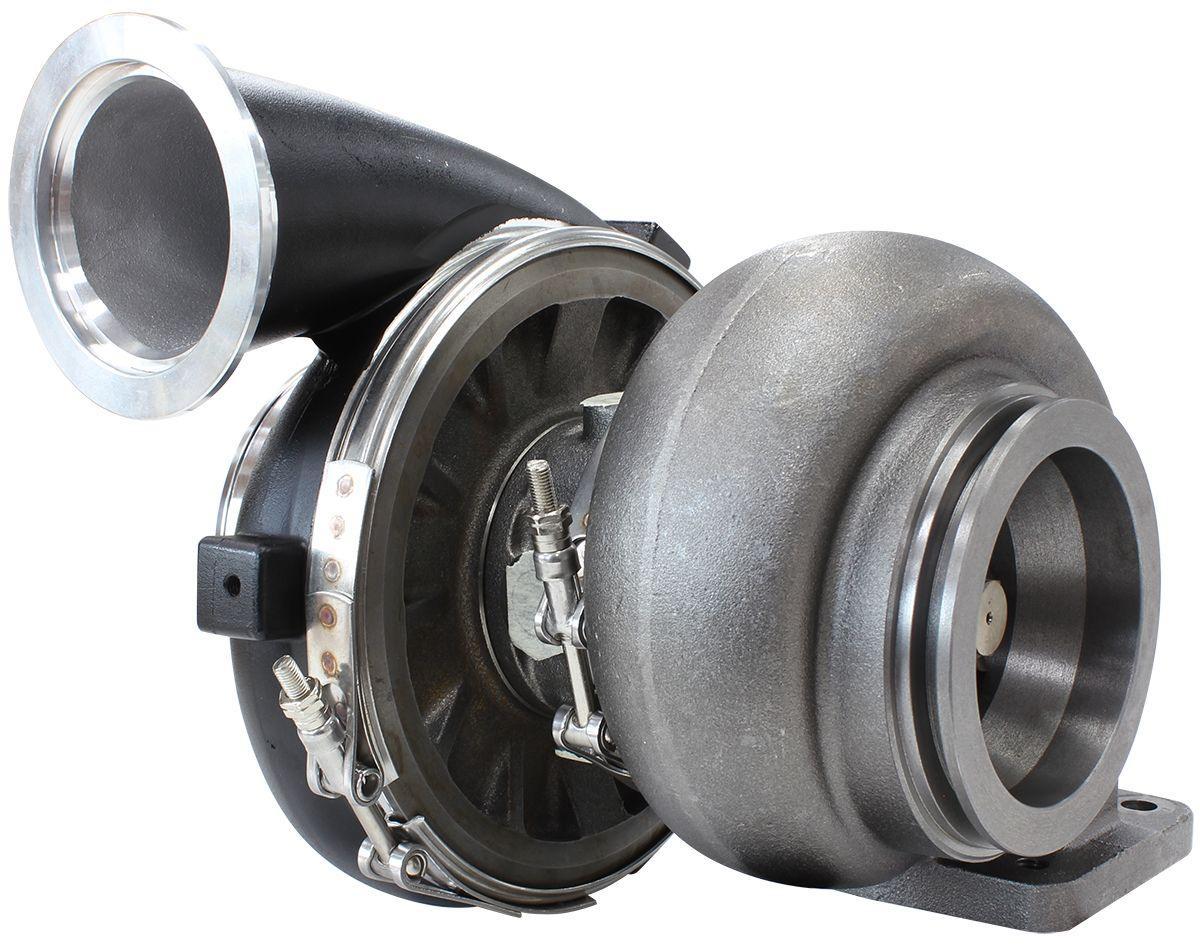 Aeroflow BOOSTED 7075 T4 1.15 Turbocharger 950HP, Hi Temp Black Finish AF8005-4004BLK