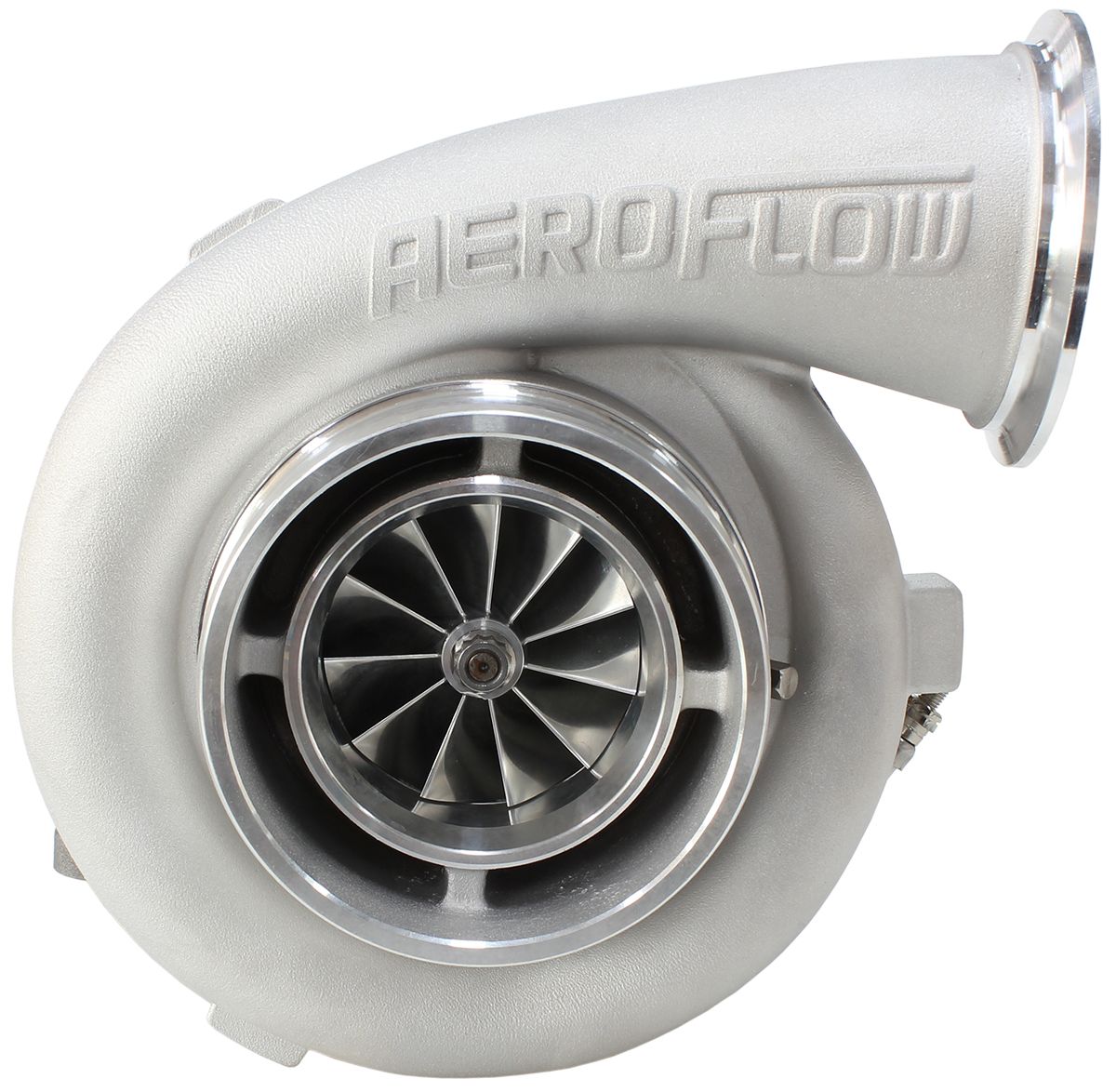 Aeroflow BOOSTED 7675 T4 1.15 Turbocharger 1120HP, Natural Cast Finish AF8005-4005