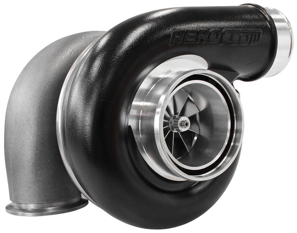 Aeroflow BOOSTED 7375 V-Band 1.01 Turbocharger 1200HP, Hi Temp Black Finish AF8005-4006BL