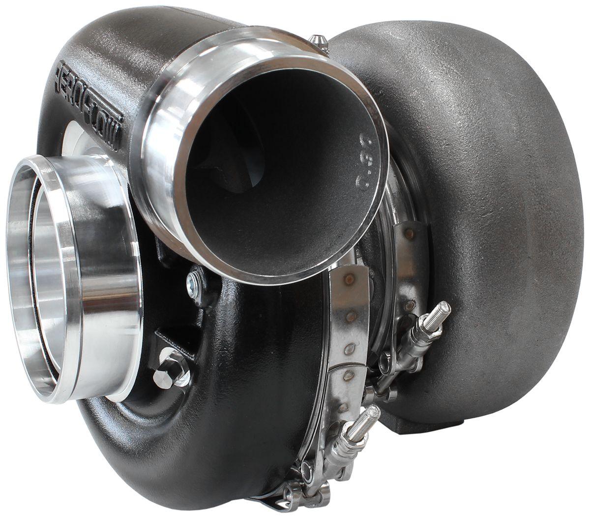 Aeroflow BOOSTED 7375 V-Band 1.01 Turbocharger 1200HP, Hi Temp Black Finish AF8005-4006BL