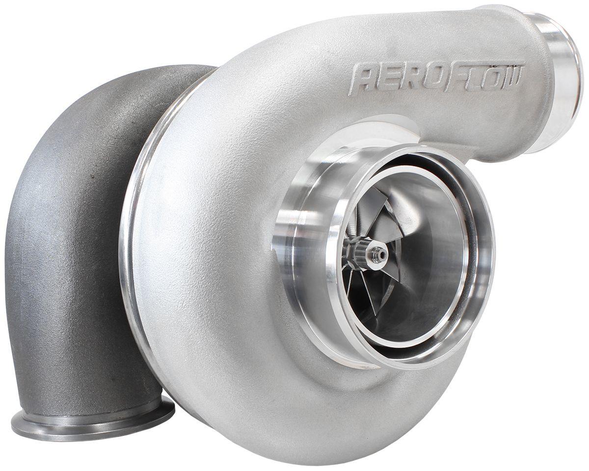 Aeroflow BOOSTED 7375 V-Band 1.01 Turbocharger 1200HP, Natural Cast Finish AF8005-4006