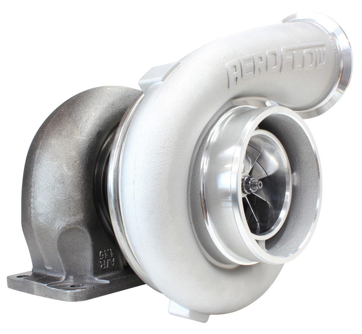 Aeroflow BOOSTED 8077 T4 1.15 Turbocharger 1250HP, Natural Cast Finish AF8005-4007