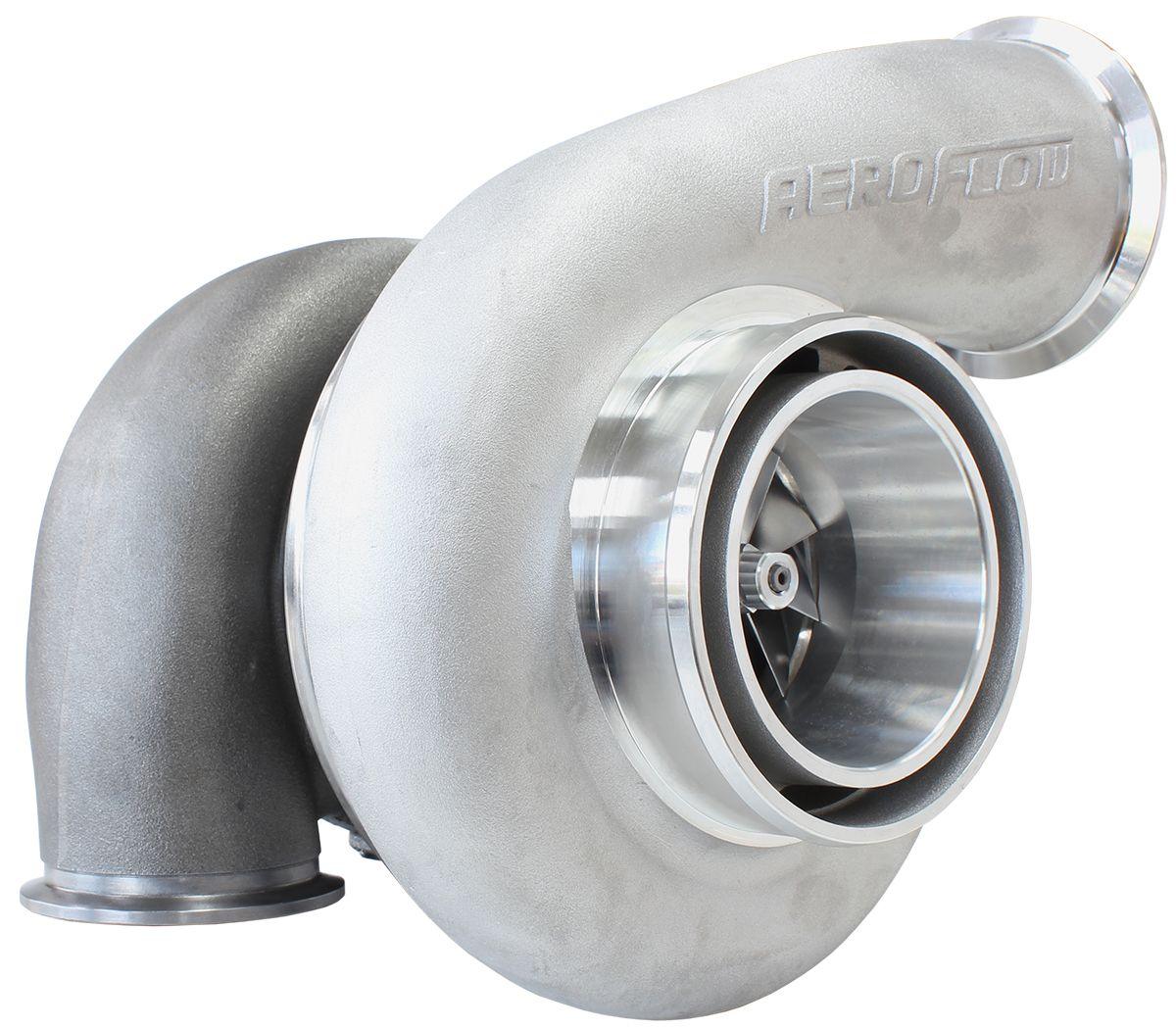 Aeroflow BOOSTED 7975 V-Band 1.01 Turbocharger 1450HP, Natural Cast Finish AF8005-4010