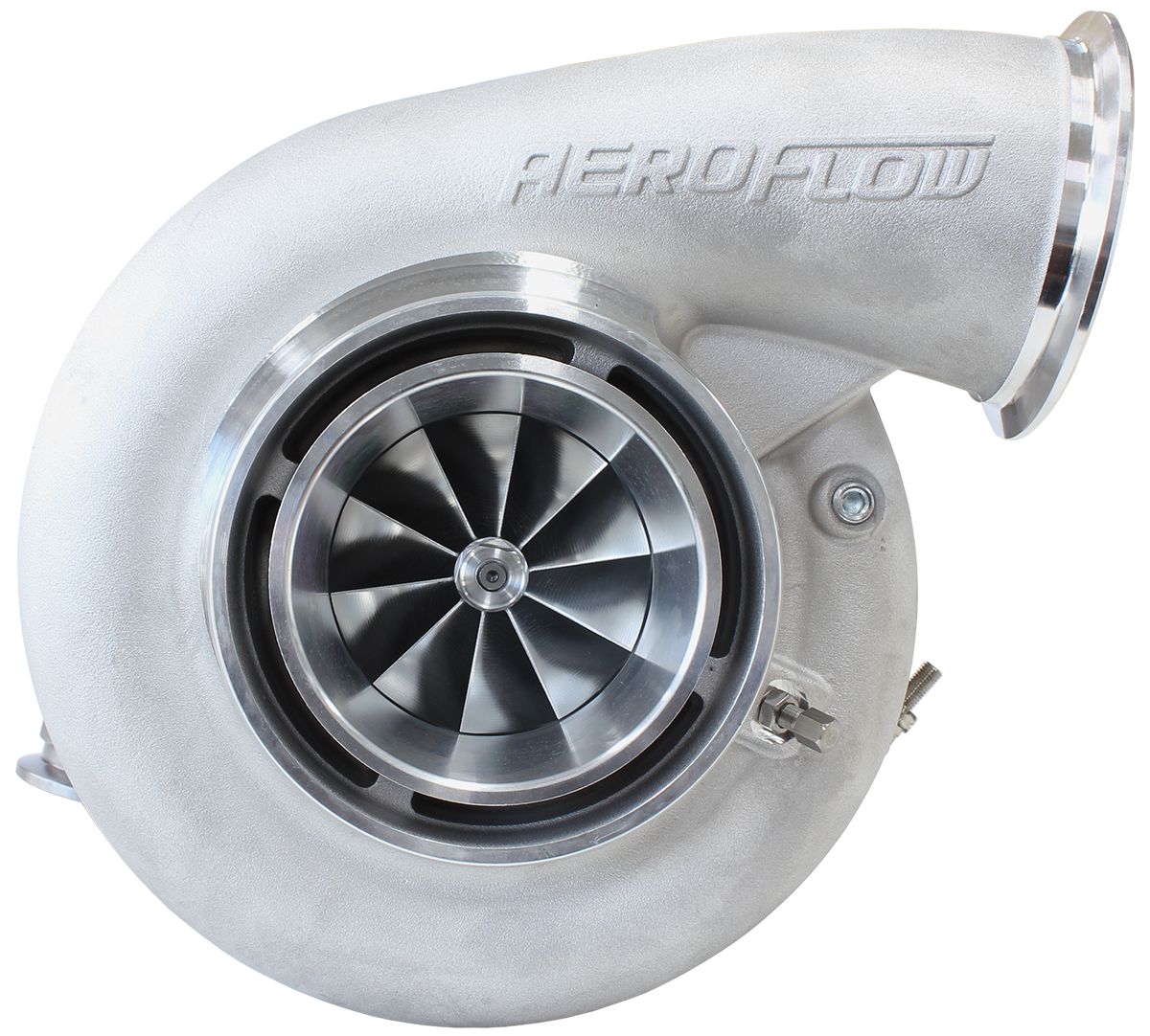 Aeroflow BOOSTED 7975 V-Band 1.01 Turbocharger 1450HP, Natural Cast Finish AF8005-4010