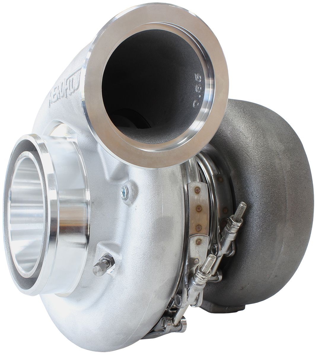 Aeroflow BOOSTED 7975 V-Band 1.28 Turbocharger 1450HP, Natural Cast Finish AF8005-4012