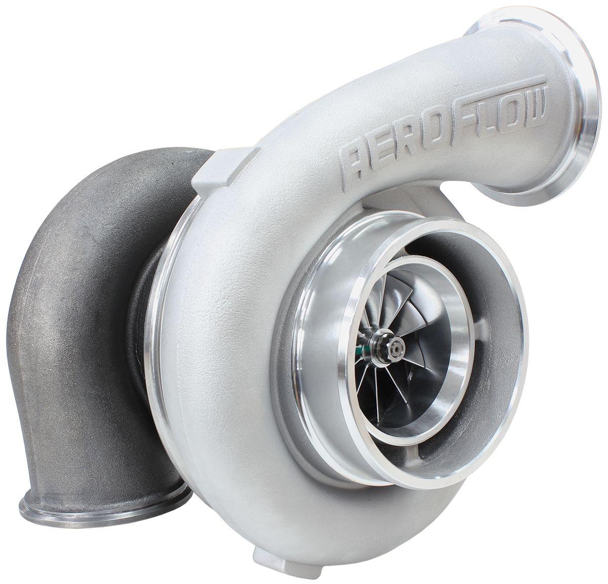 Aeroflow BOOSTED 7675 V-Band 1.16 Turbocharger 1120HP, Natural Cast Finish AF8005-4013