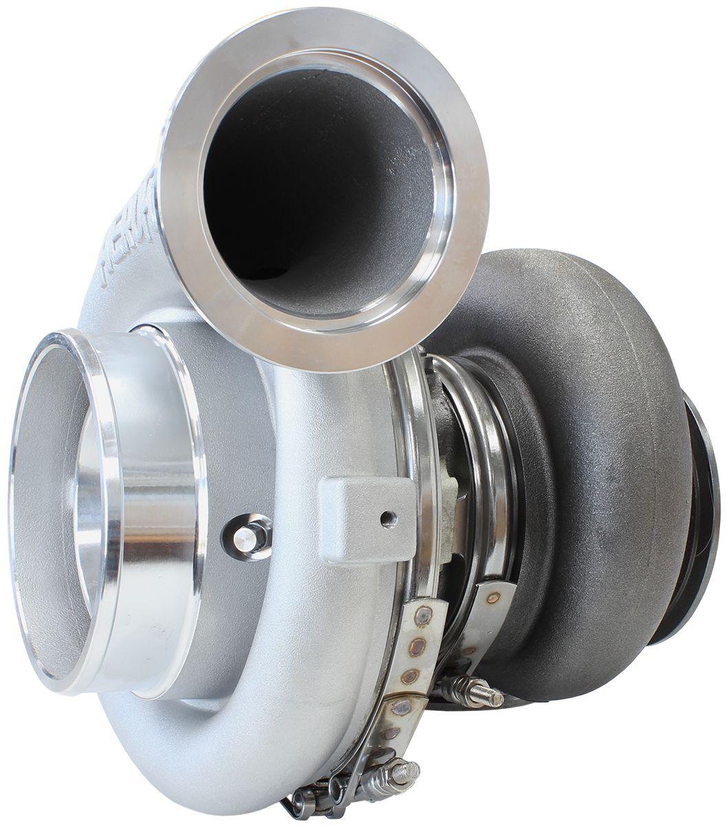 Aeroflow BOOSTED 7075 V-Band 1.16 Turbocharger 950HP, Natural Cast Finish AF8005-4014