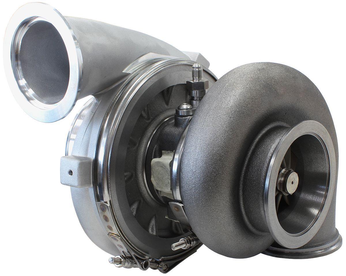 Aeroflow BOOSTED 7075 V-Band 1.16 Turbocharger 950HP, Natural Cast Finish AF8005-4014