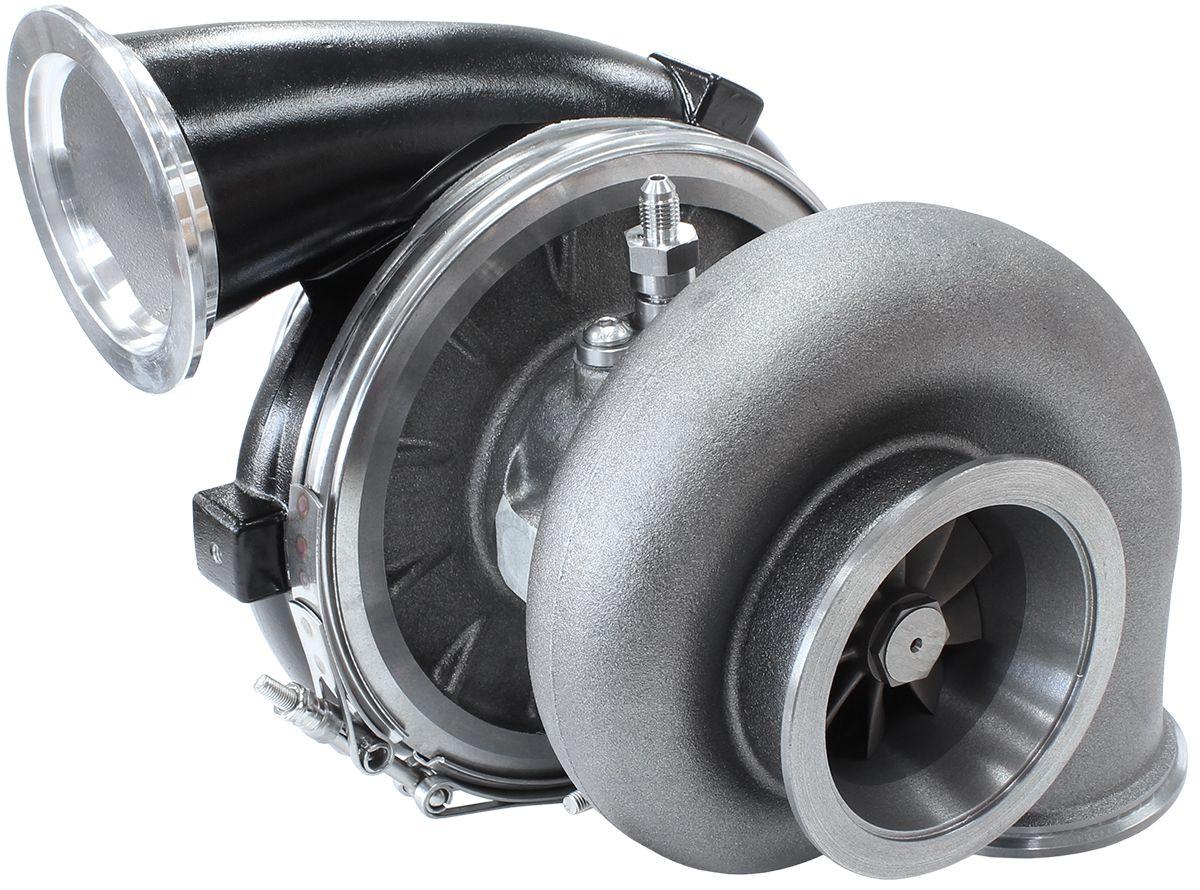 Aeroflow BOOSTED 8077 V-Band 1.16 Turbocharger 1250HP, Hi Temp Black Finish AF8005-4015BL