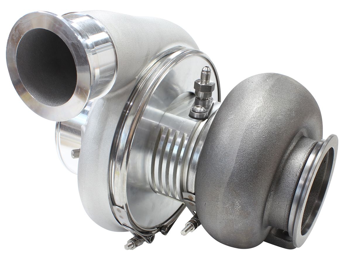 Aeroflow BOOSTED 8075 T4 1.10 Turbocharger 1250HP, Natural Cast Finish AF8005-4018