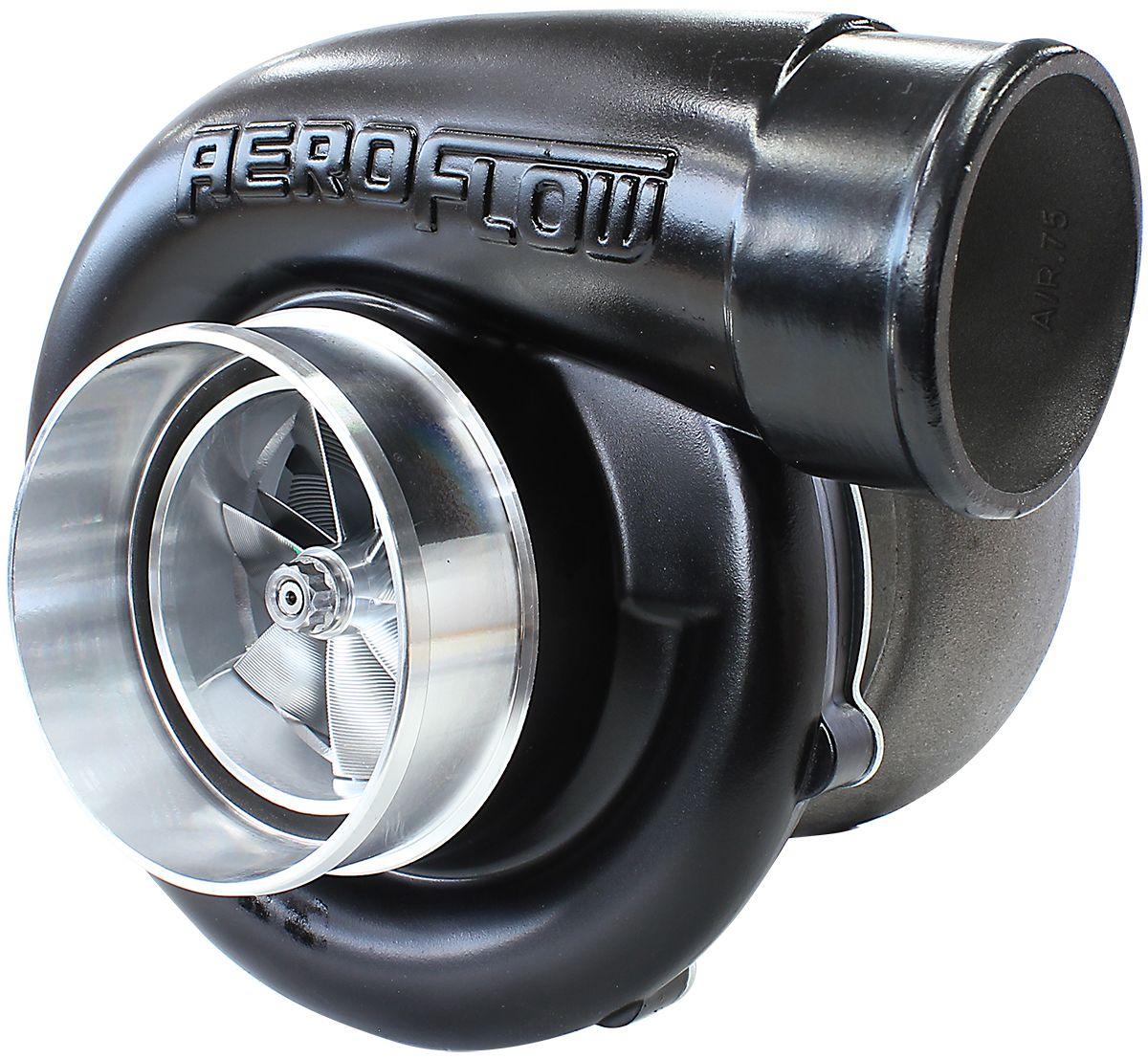 Aeroflow BOOSTED 7875 GEN 2 T4 1.25 Turbocharger 1050HP, Hi Temp Black Finish AF8005-4021