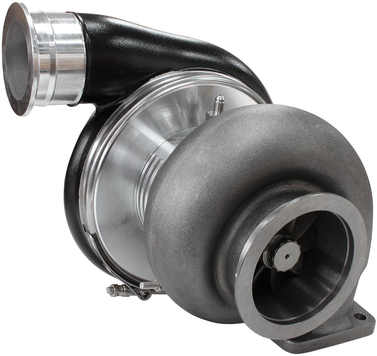 Aeroflow BOOSTED 7588 T4 1.25 Turbocharger 1500HP, Hi Temp Black Finish AF8005-4027BLK