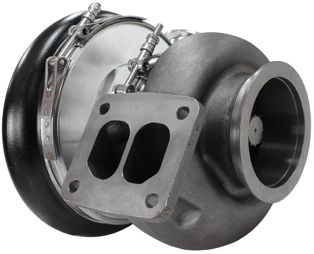 Aeroflow BOOSTED 7588 T4 1.25 Turbocharger 1500HP, Hi Temp Black Finish AF8005-4027BLK