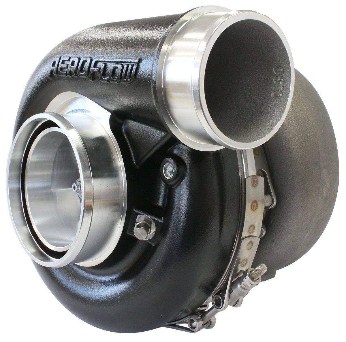 Aeroflow BOOSTED 7375 T4 1.15 Turbocharger 1200HP, Hi Temp Black Finish AF8005-4040BLK