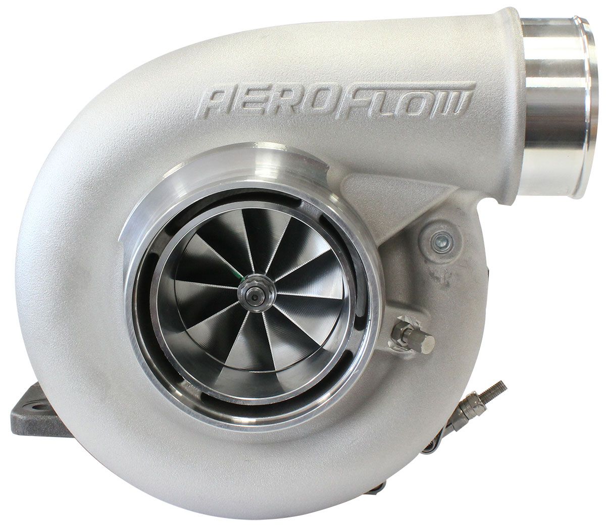 Aeroflow BOOSTED 7375 T4 1.01 Turbocharger 1200HP, Natural Cast Finish AF8005-4040