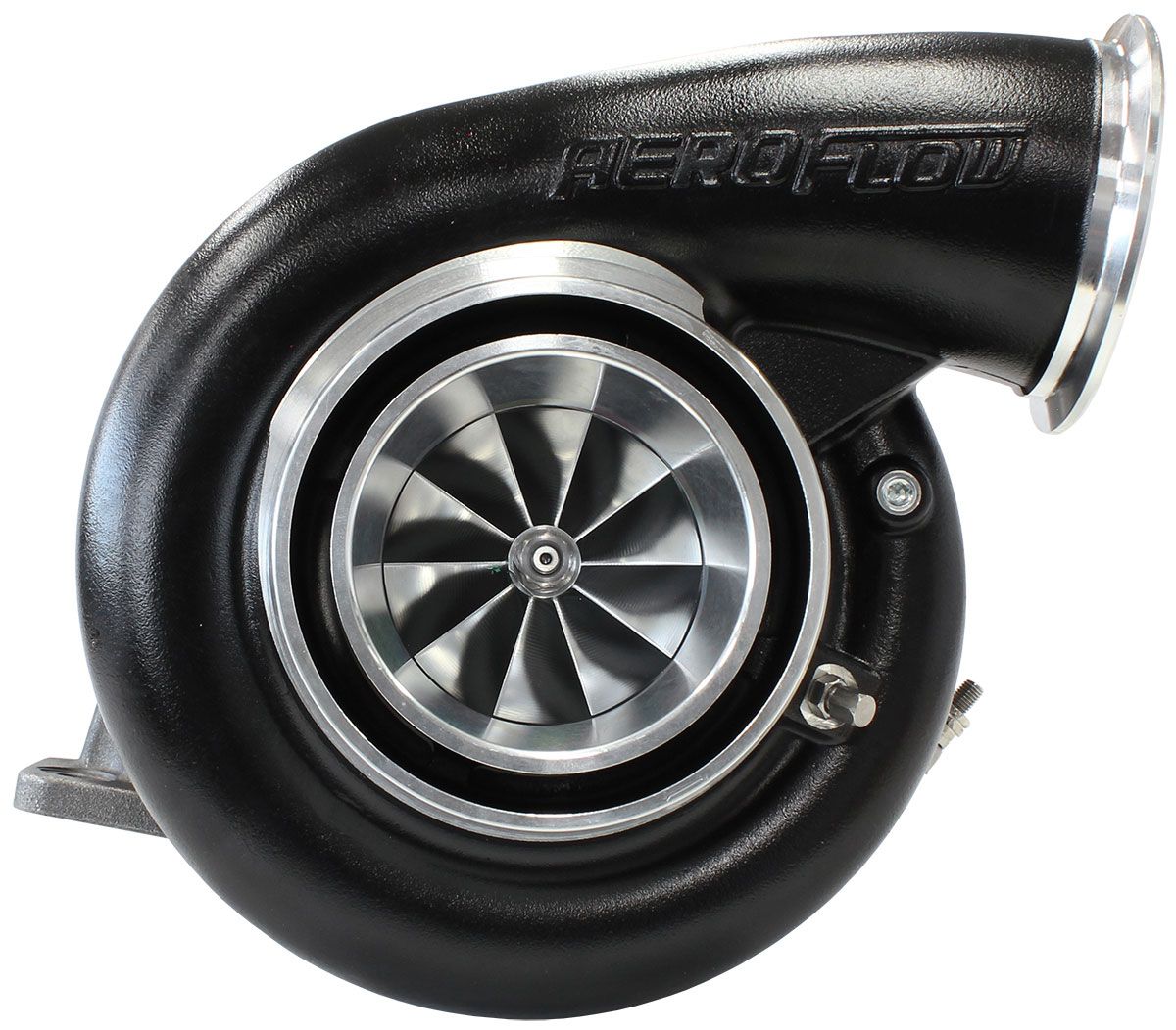 Aeroflow BOOSTED 7975 T4 1.15 Turbocharger 1450HP, Hi Temp Black Finish AF8005-4041BLK