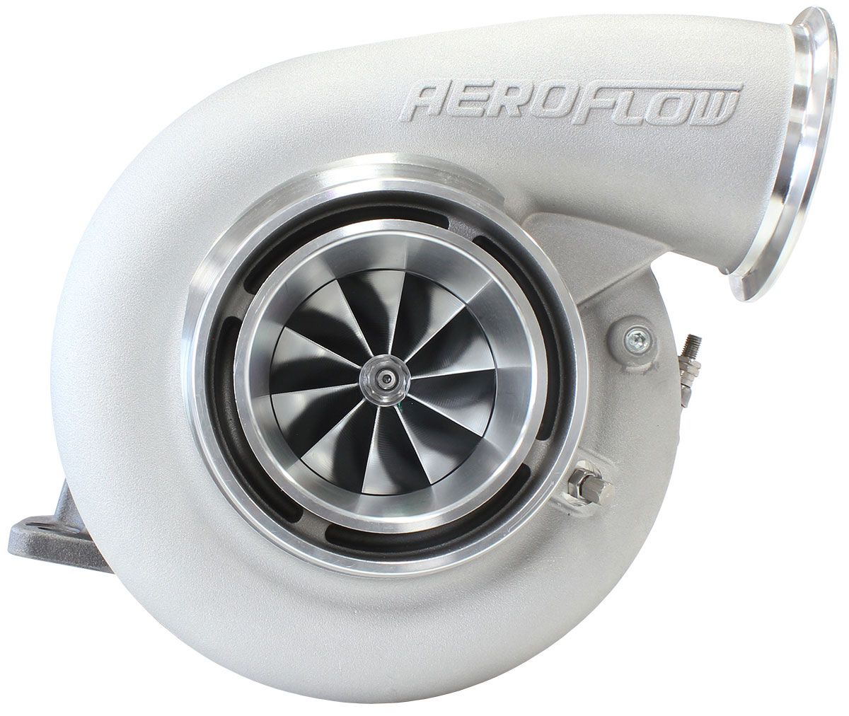 Aeroflow BOOSTED 7975 T4 1.15 Turbocharger 1450HP, Natural Cast Finish AF8005-4041