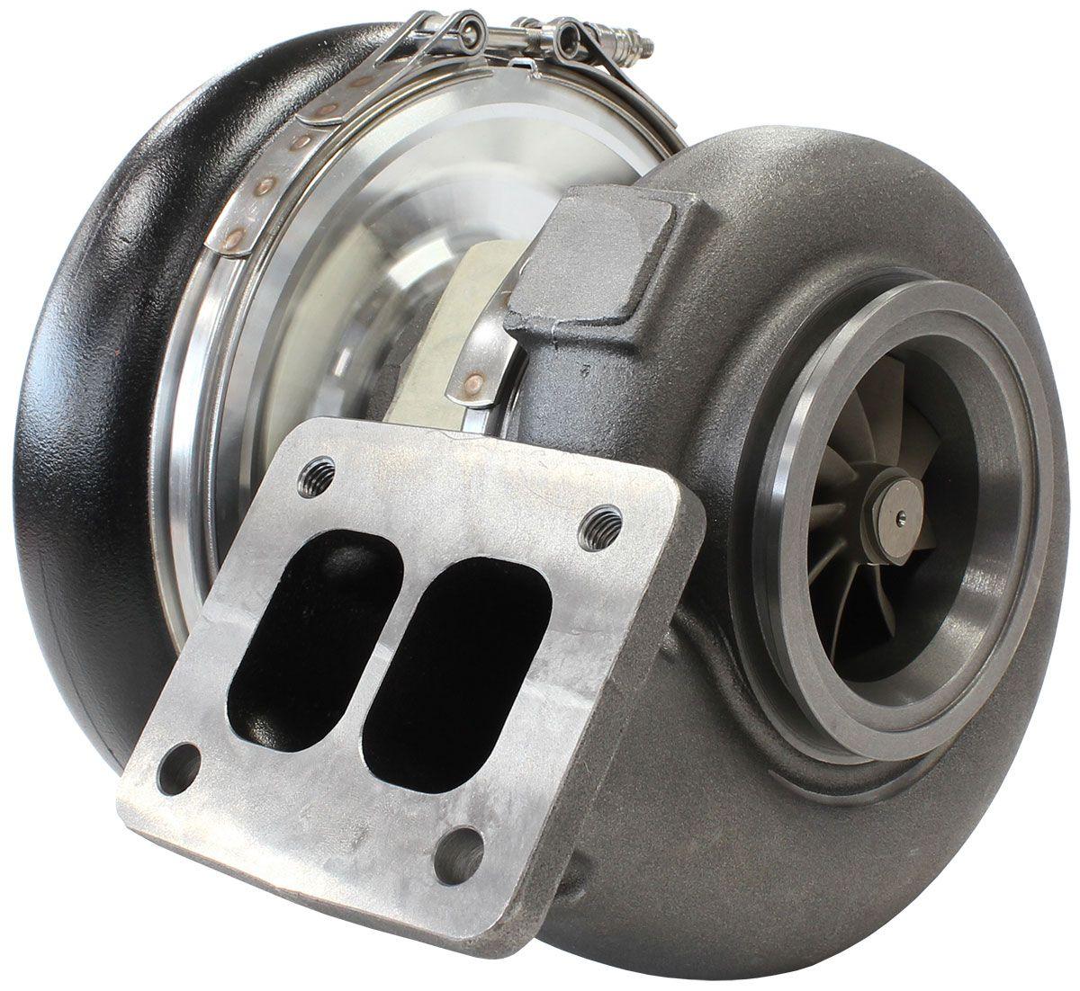 Aeroflow BOOSTED 7975 T4 1.25 Turbocharger 1450HP, Hi Temp Black Finish AF8005-4043BLK