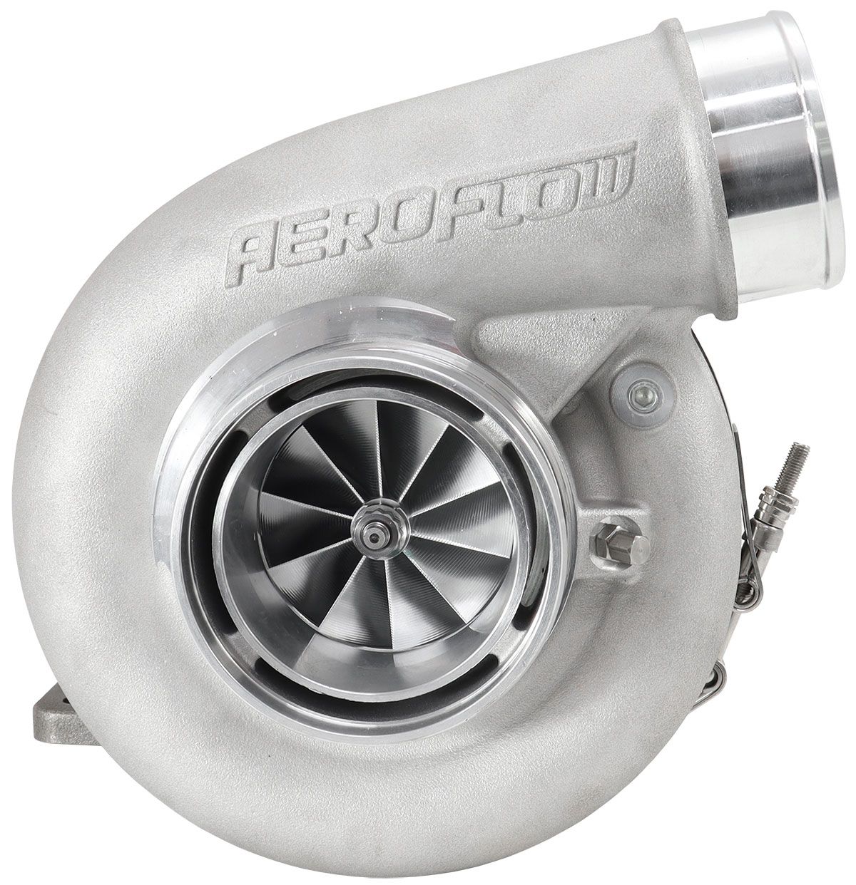 Aeroflow BOOSTED 7375 T4 1.01 Turbocharger 1200HP, Natural Cast Finish AF8005-4044