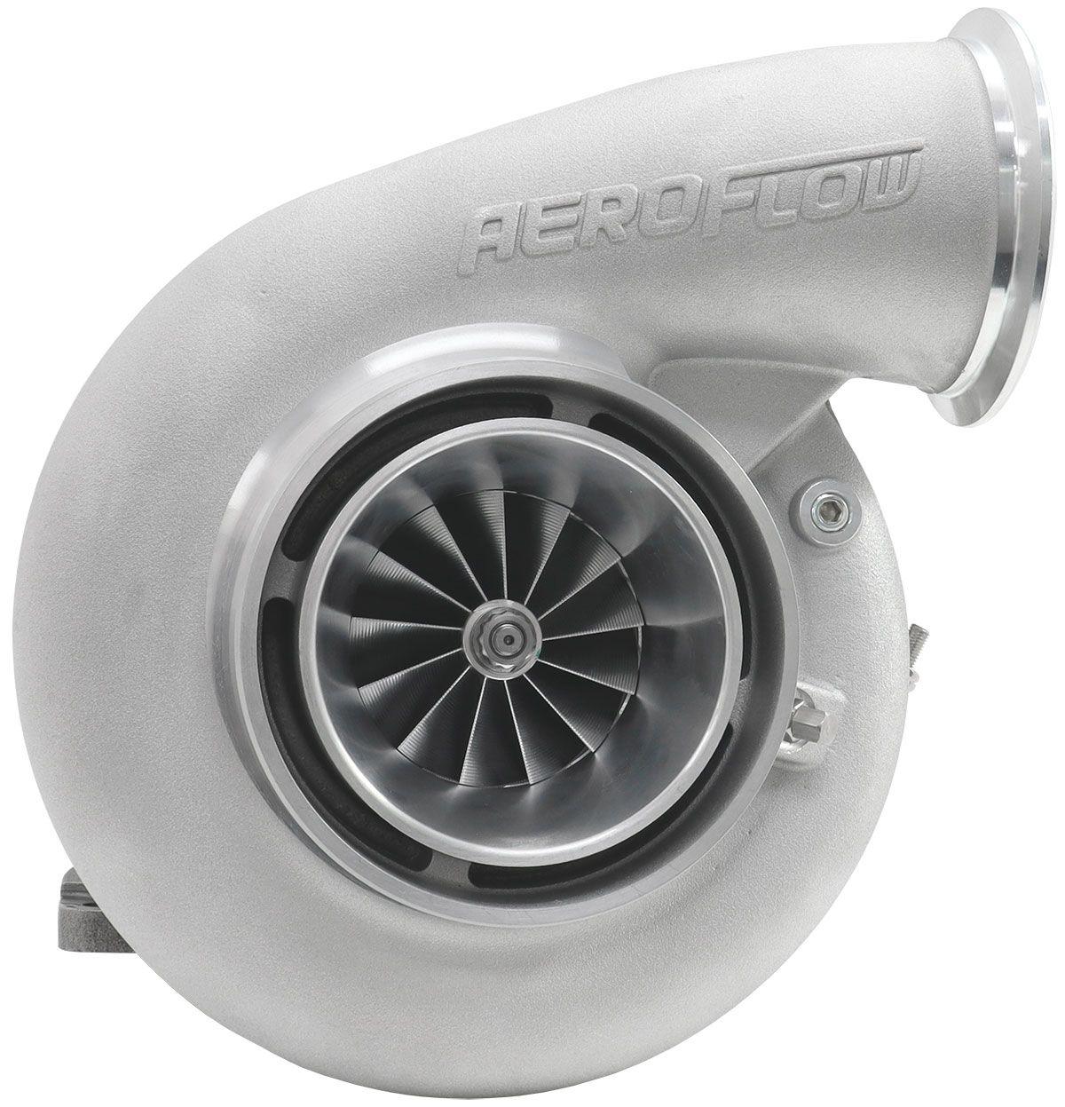 Aeroflow BOOSTED 7282 1.28 T4 Turbocharger 1350HP, Natural Cast Finish AF8005-4084