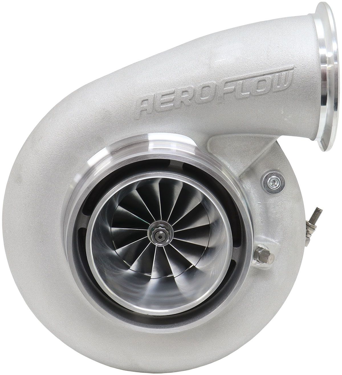 Aeroflow BOOSTED 7282 V-BAND 1.15 Turbocharger 1350HP, Natural Cast Finish (AF8005-4088)