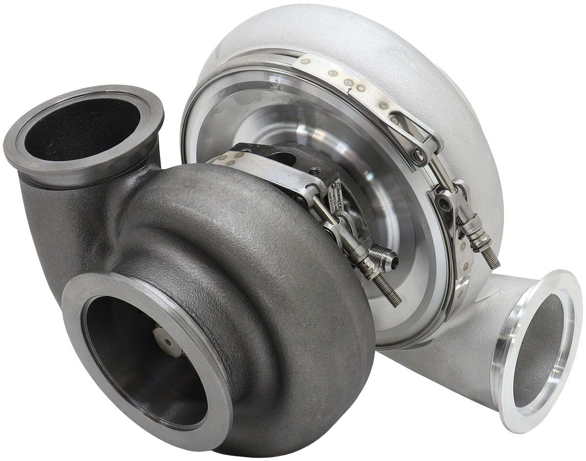 Aeroflow BOOSTED 7282 V-BAND 1.15 Turbocharger 1350HP, Natural Cast Finish (AF8005-4088)