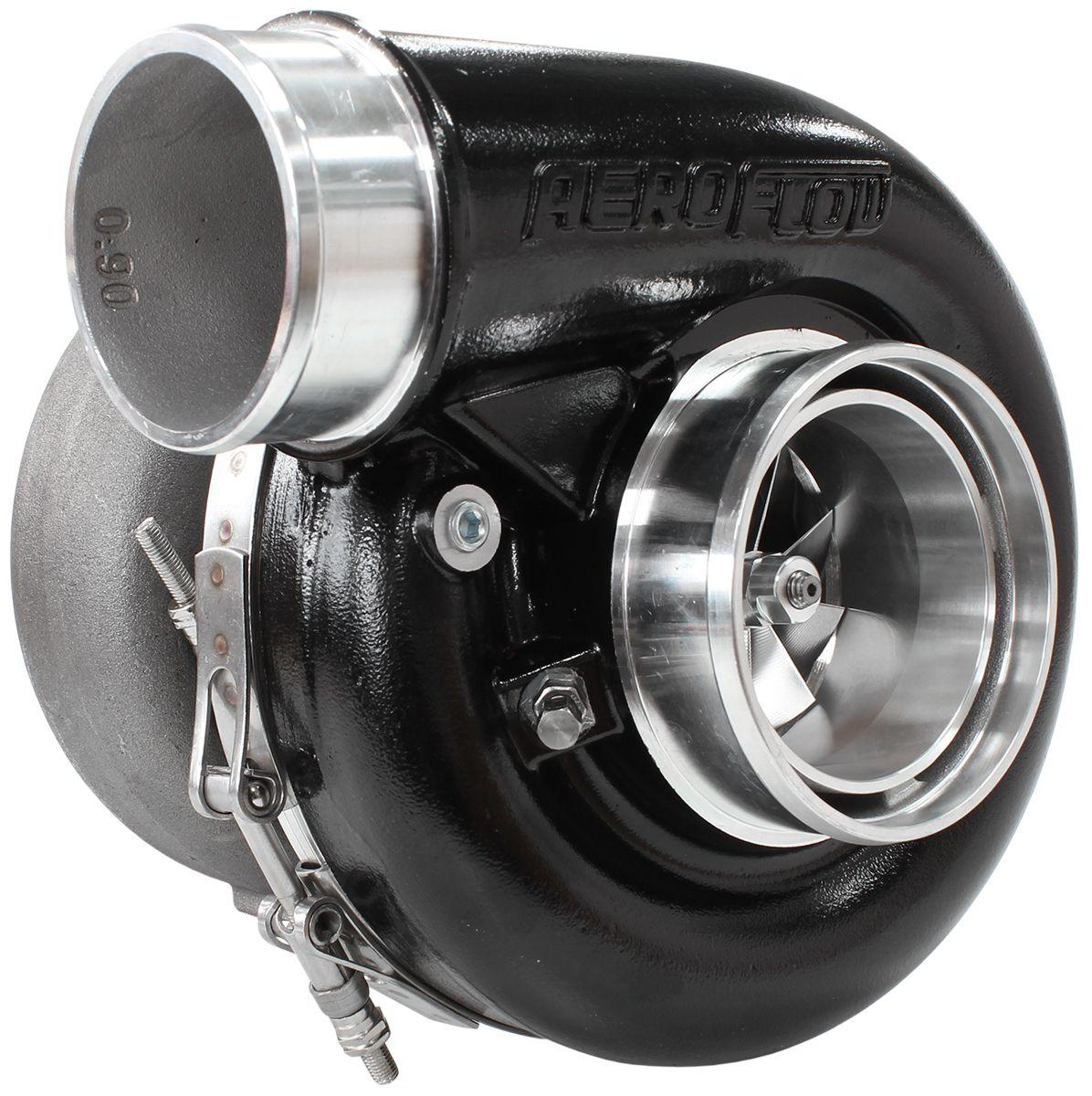 Aeroflow BOOSTED 7375 1.01 Reverse Rotation Turbocharger 1200HP, Hi Temp Black Finish AF8