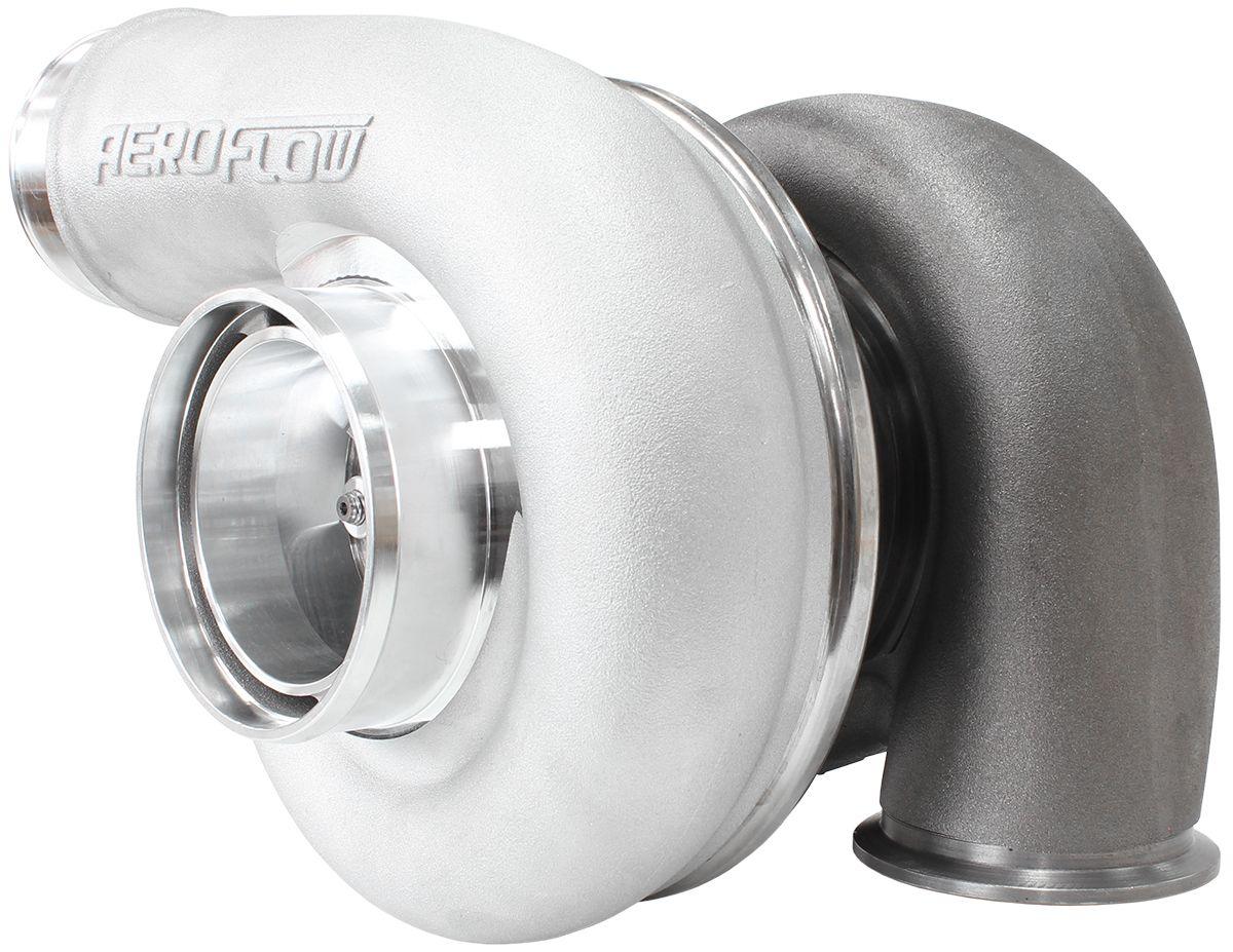 Aeroflow BOOSTED 7375 1.01 Reverse Rotation Turbocharger 1200HP, Natural Cast Finish AF80