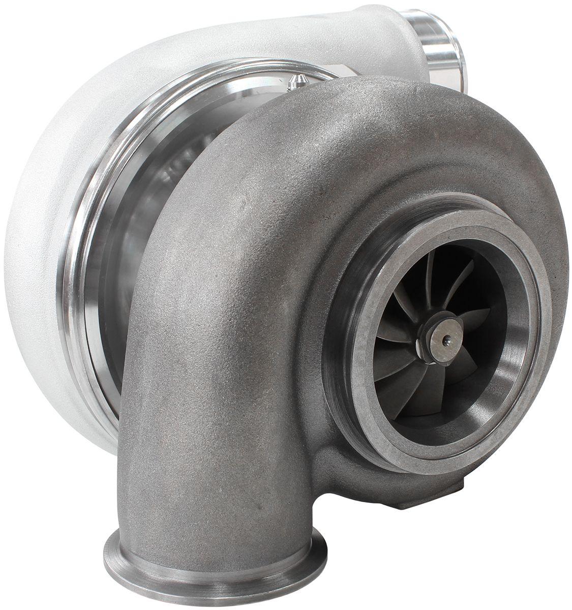 Aeroflow BOOSTED 7375 1.01 Reverse Rotation Turbocharger 1200HP, Natural Cast Finish AF80