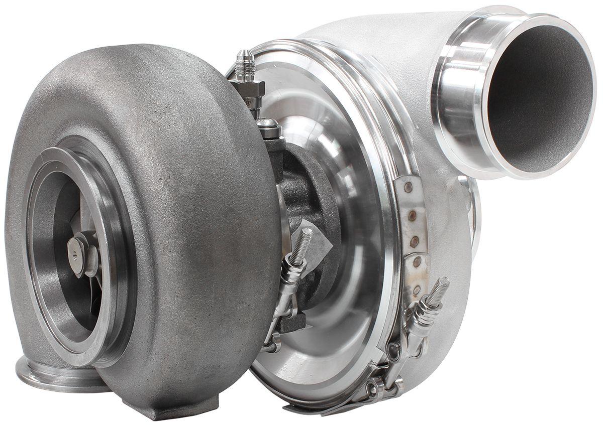 Aeroflow BOOSTED 7375 1.01 Reverse Rotation Turbocharger 1200HP, Natural Cast Finish AF80