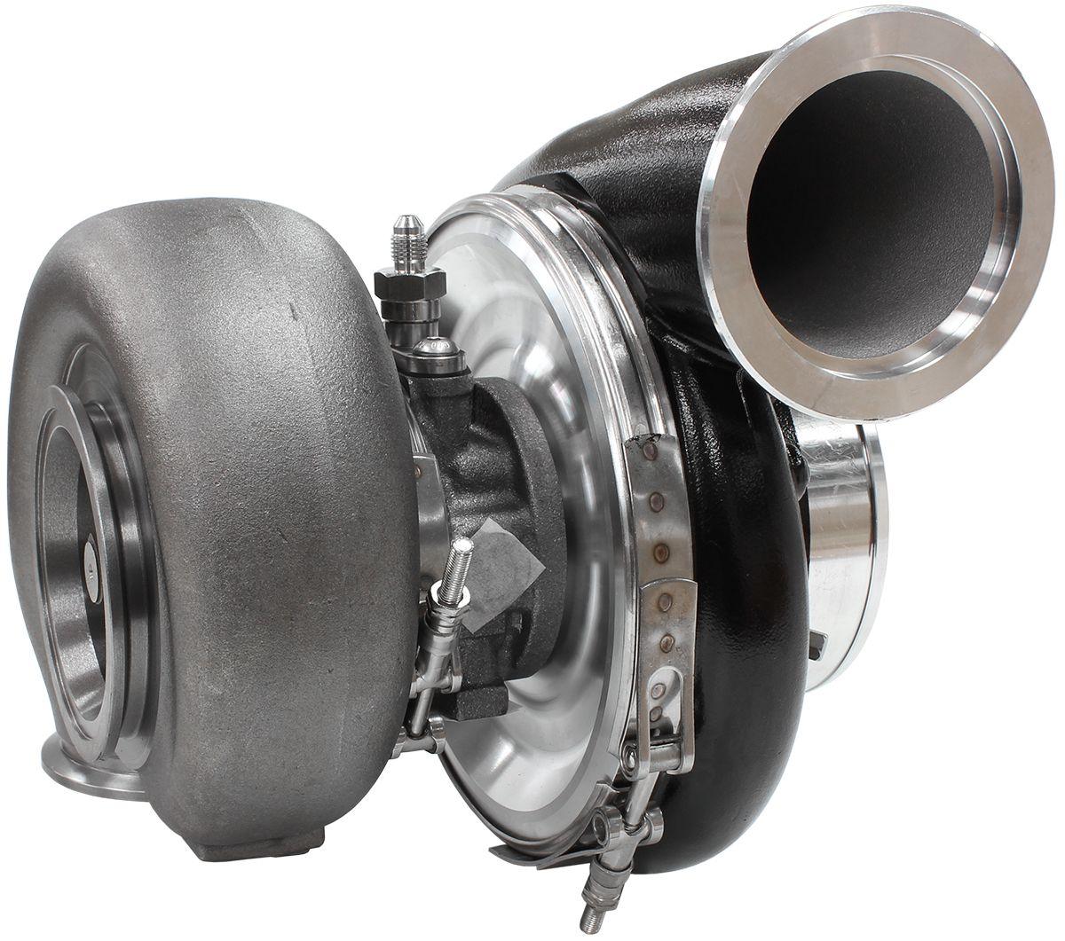 Aeroflow BOOSTED 7975 1.01 Reverse Rotation Turbocharger 1450HP, Hi Temp Black Finish AF8