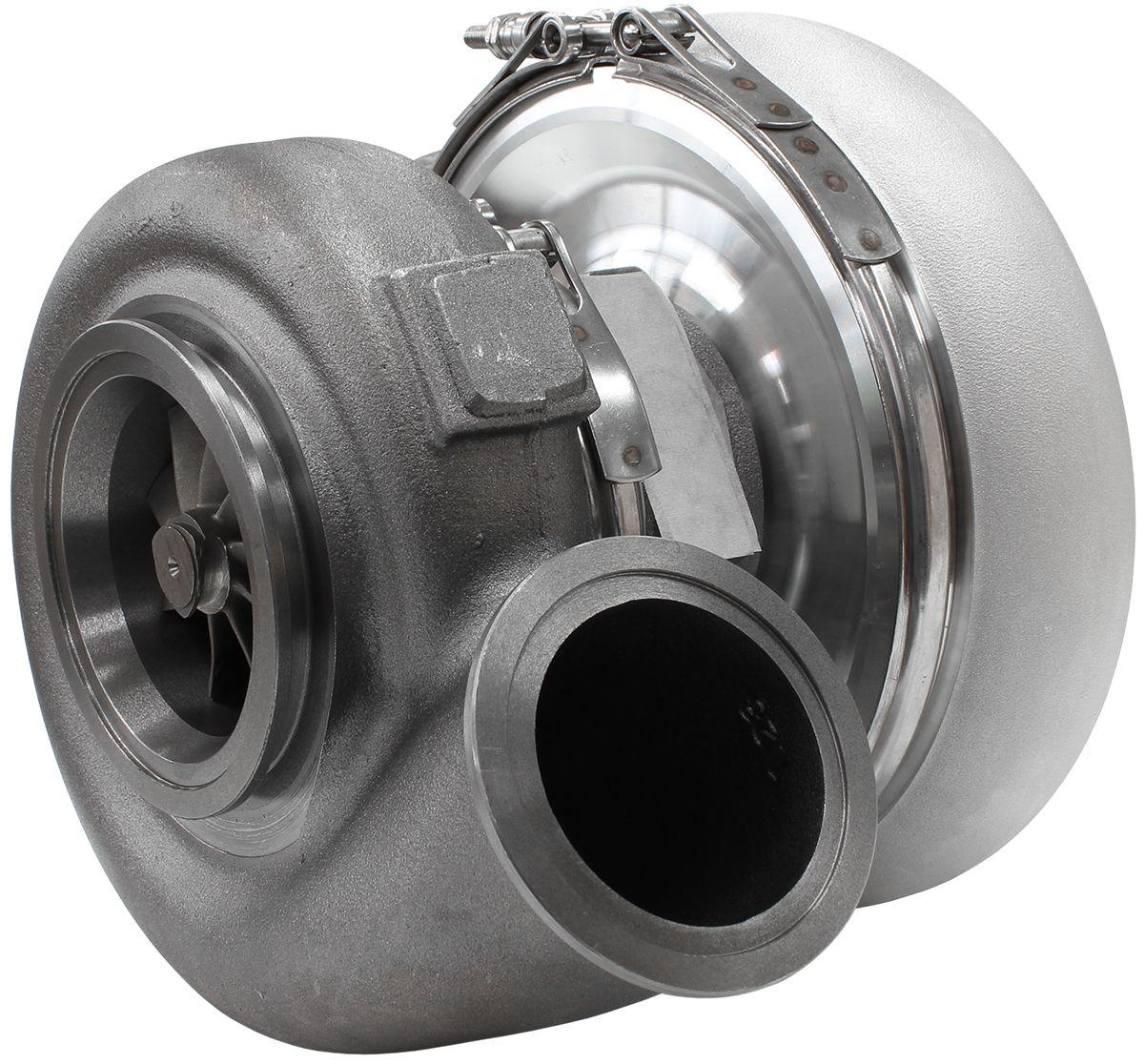 Aeroflow BOOSTED 7975 1.01 Reverse Rotation Turbocharger 1450HP, Natural Cast Finish AF80