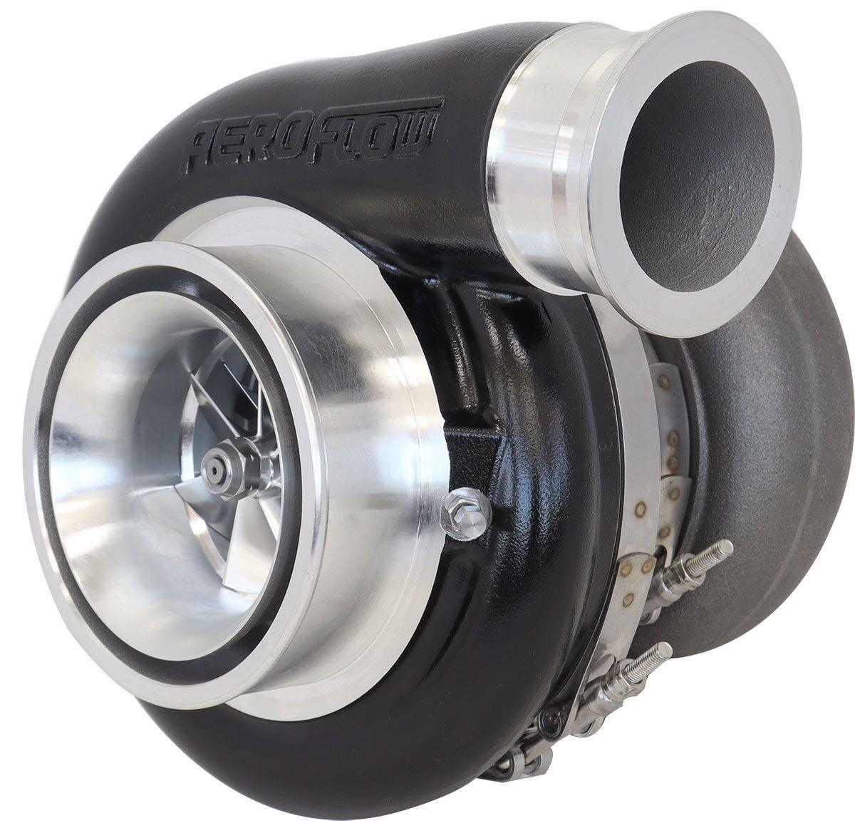 Aeroflow BOOSTED 8888 V-Band 1.31 Turbocharger 1250HP, Natural Cast Finish AF8005-6003BLK