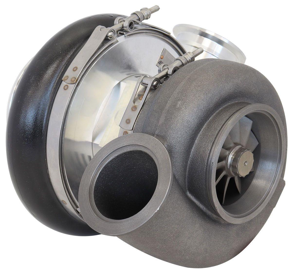 Aeroflow BOOSTED 8888 V-Band 1.31 Turbocharger 1250HP, Natural Cast Finish AF8005-6003BLK