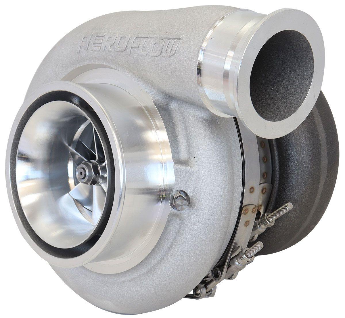 Aeroflow BOOSTED 8888 V-Band 1.31 Turbocharger 1250HP, Natural Cast Finish AF8005-6003