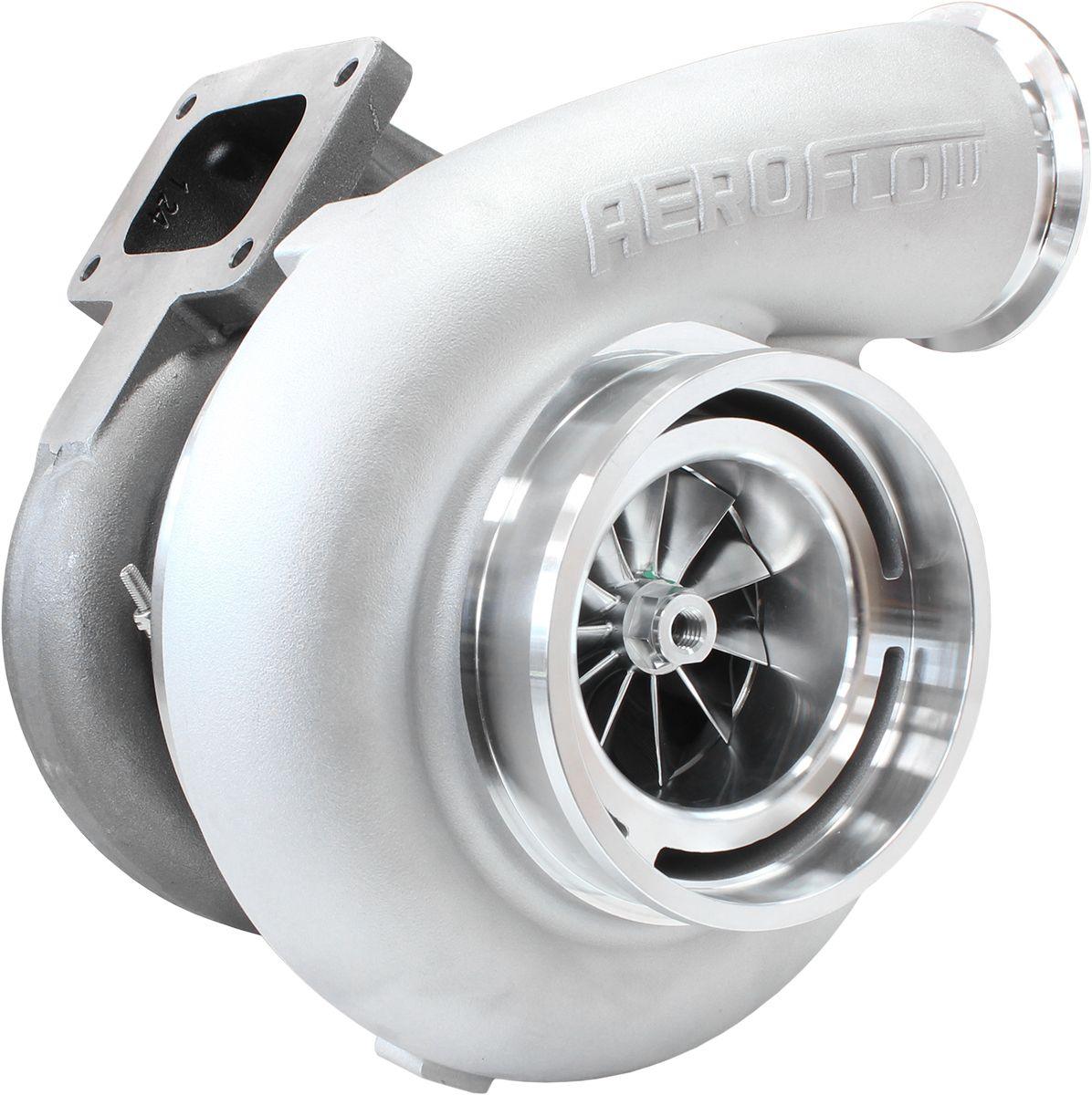 Aeroflow BOOSTED 94103 T6 1.24 Turbocharger 2500HP, Natural Cast Finish AF8005-6005