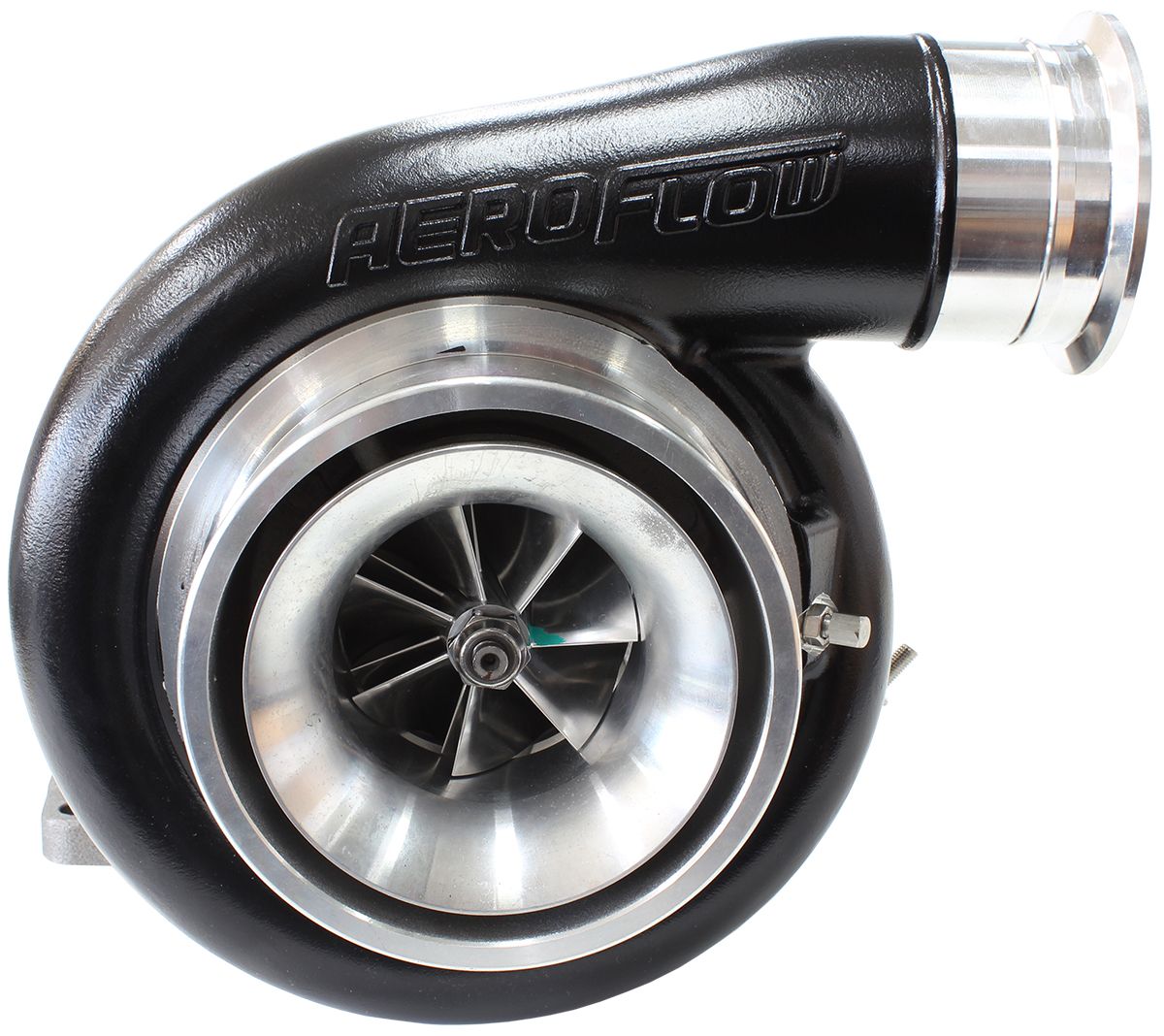 Aeroflow BOOSTED 7588 T6 1.32 Turbocharger 1500HP, Hi Temp Black Finish AF8005-6010BLK