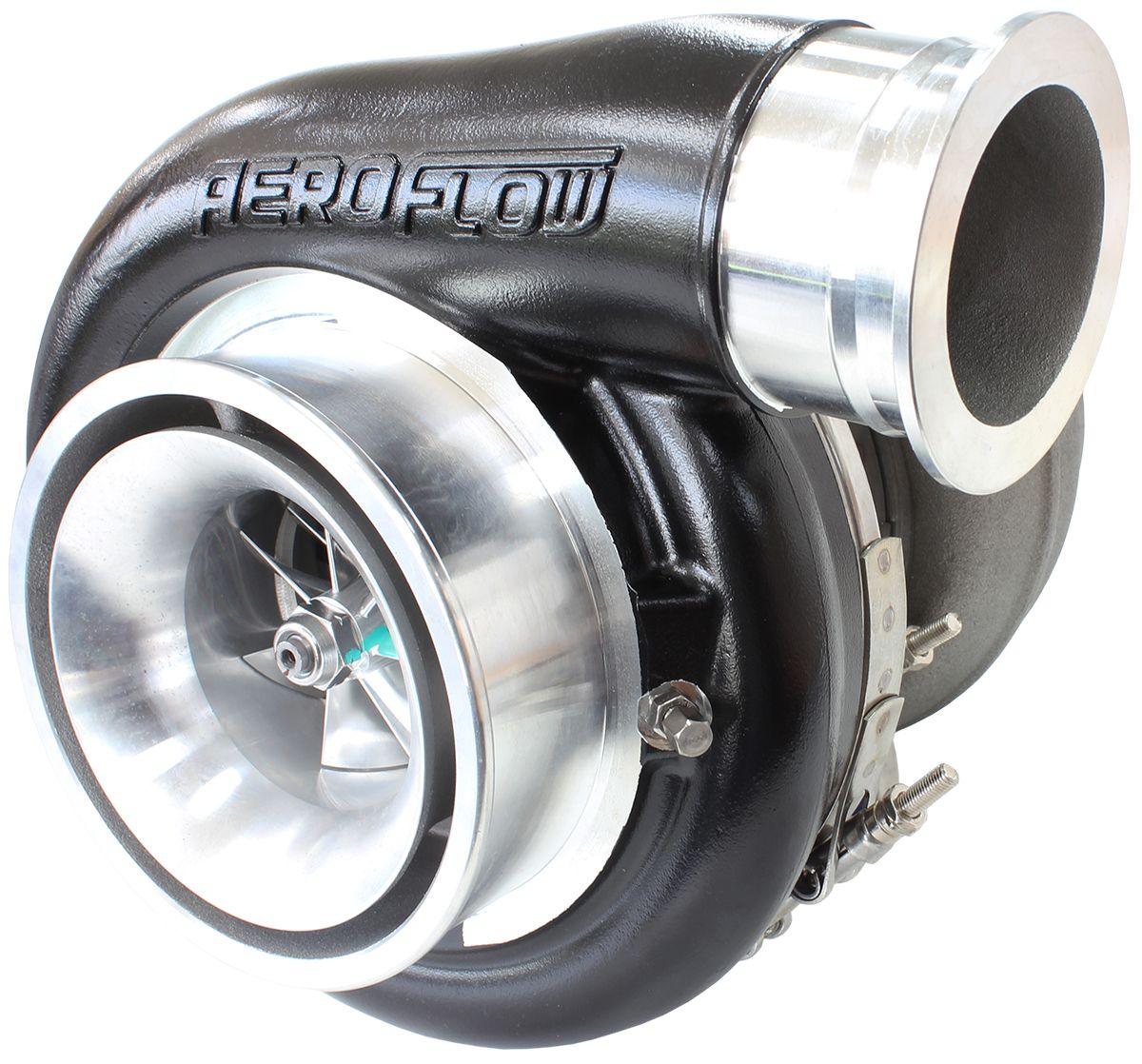 Aeroflow BOOSTED 7588 T6 1.32 Turbocharger 1500HP, Hi Temp Black Finish AF8005-6010BLK