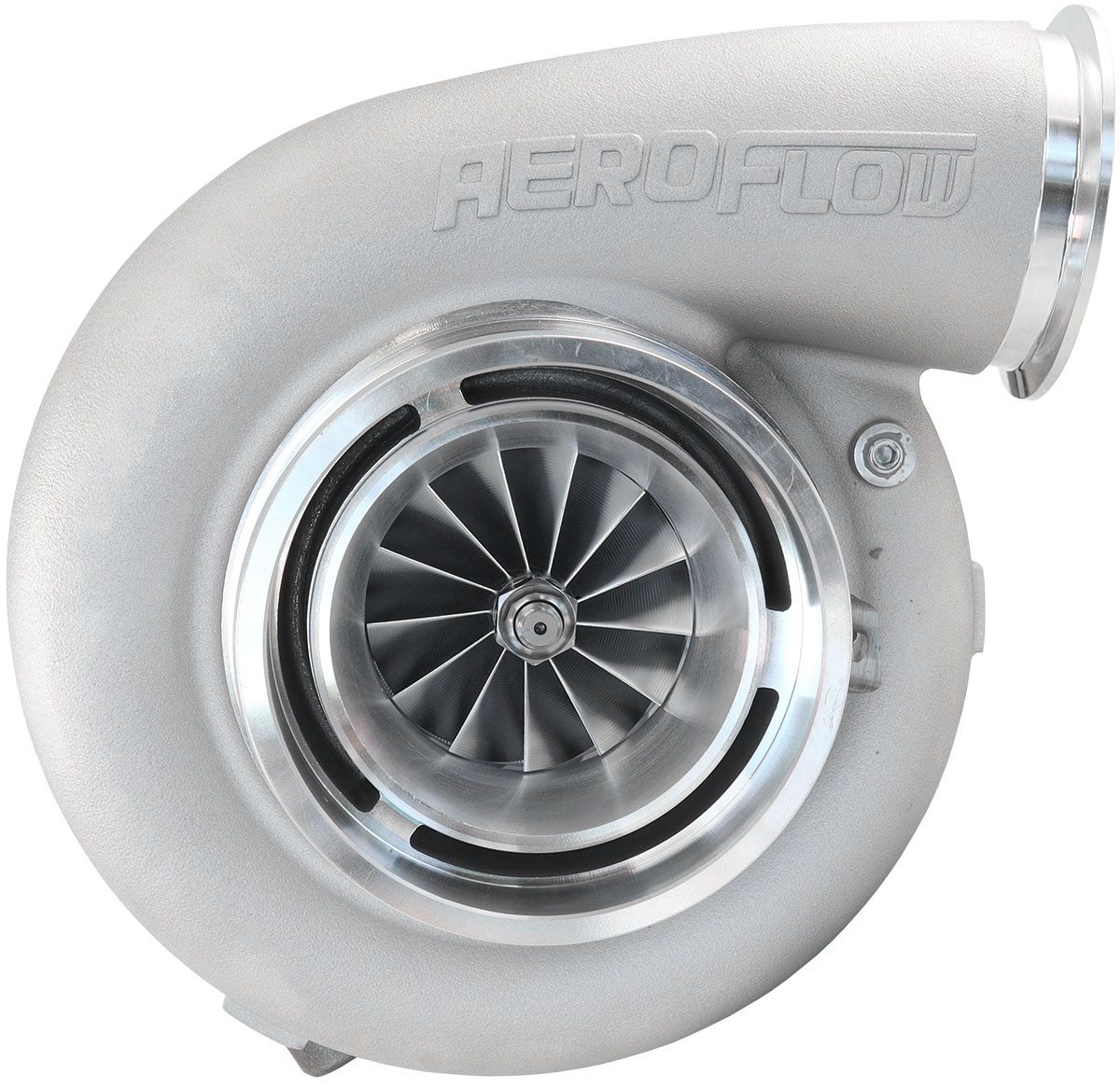 Aeroflow BOOSTED 88102 T6 1.24 Turbocharger 2500HP, Natural Cast Finish AF8005-6020