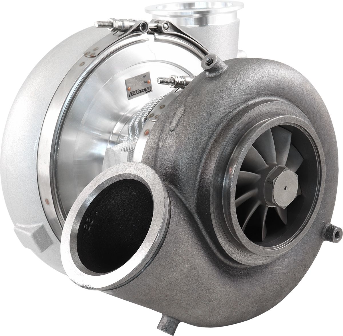 Aeroflow BOOSTED 88102 V-Band 1.22 Turbocharger 2500HP, Natural Cast Finish AF8005-6021