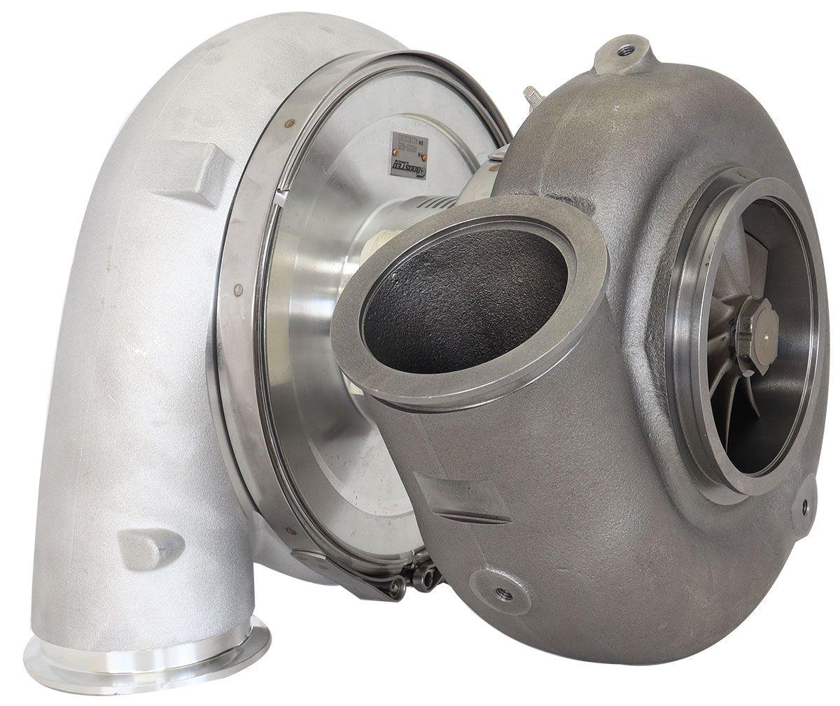 Aeroflow BOOSTED 106112 V-Band 1.25 Turbocharger 3000HP, Natural Cast Finish AF8005-6025