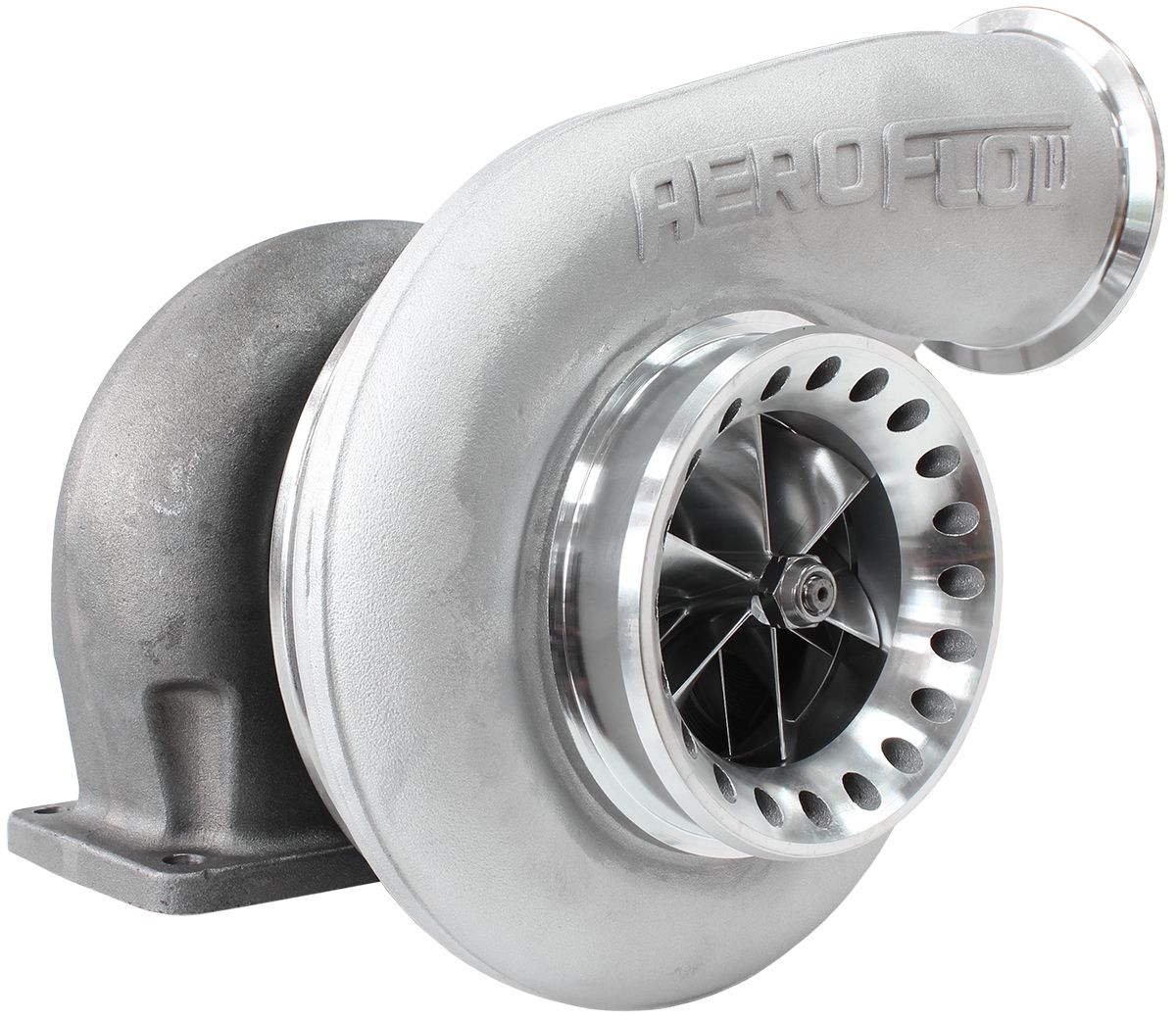 Aeroflow BOOSTED 8888 T4 1.25 Turbocharger 1600HP, Natural Cast Finish AF8006-4001