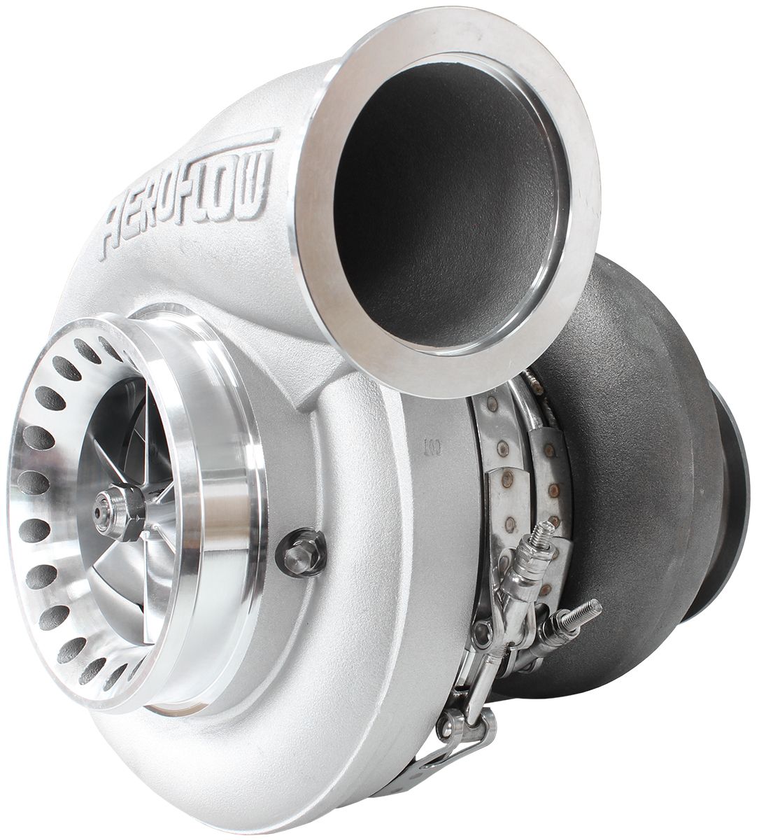 Aeroflow BOOSTED 8888 T4 1.25 Turbocharger 1600HP, Natural Cast Finish AF8006-4001