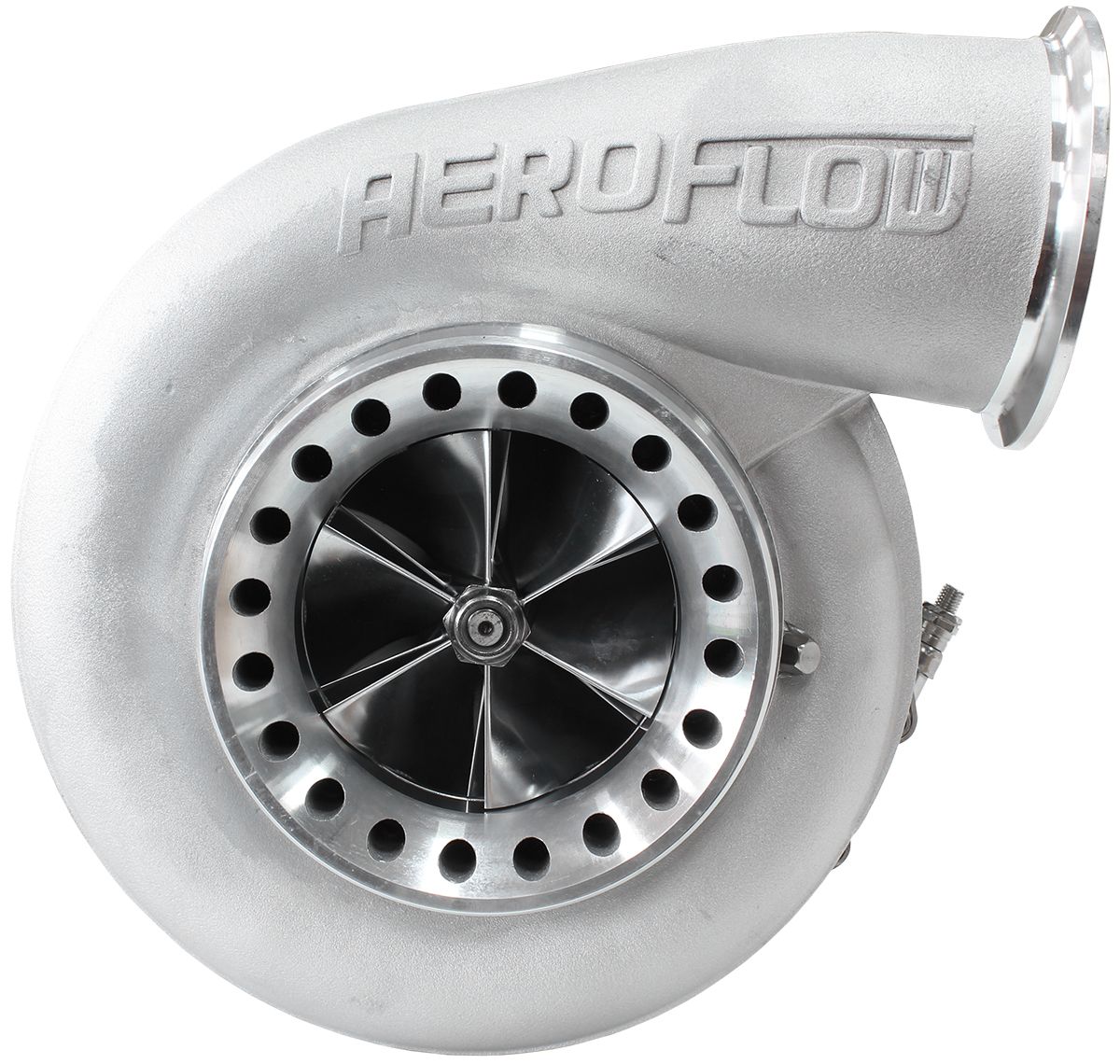 Aeroflow BOOSTED 8888 T4 1.25 Turbocharger 1600HP, Natural Cast Finish AF8006-4001