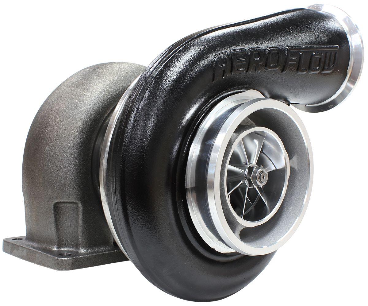 Aeroflow BOOSTED 7575 T4 1.10 Turbocharger 1050HP, Hi Temp Black Finish AF8006-4017BLK