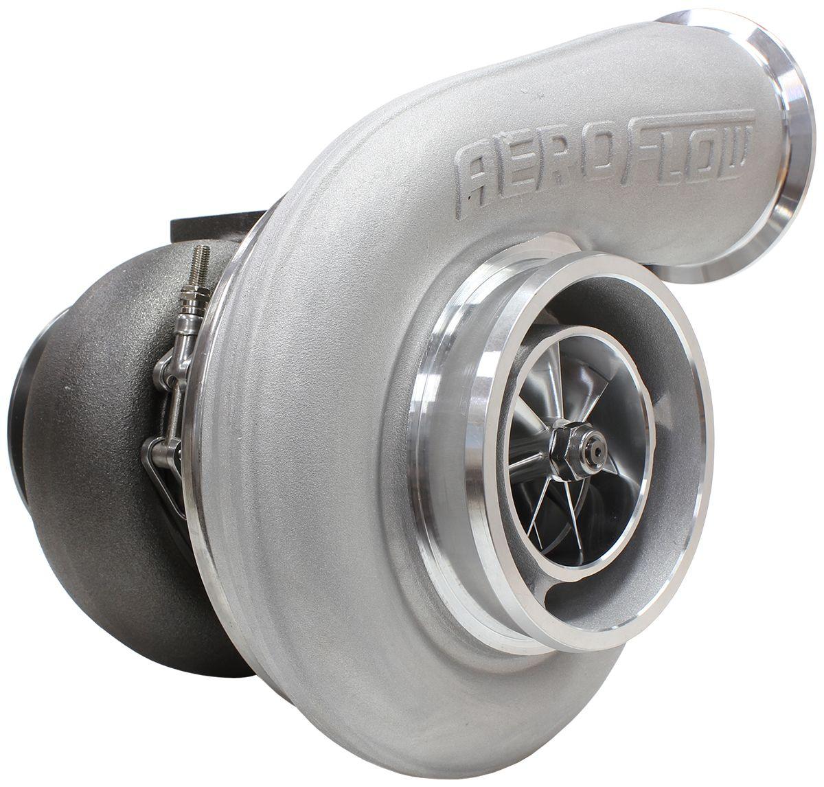 Aeroflow BOOSTED 7575 T4 1.10 Turbocharger 1050HP, Natural Cast Finish AF8006-4017